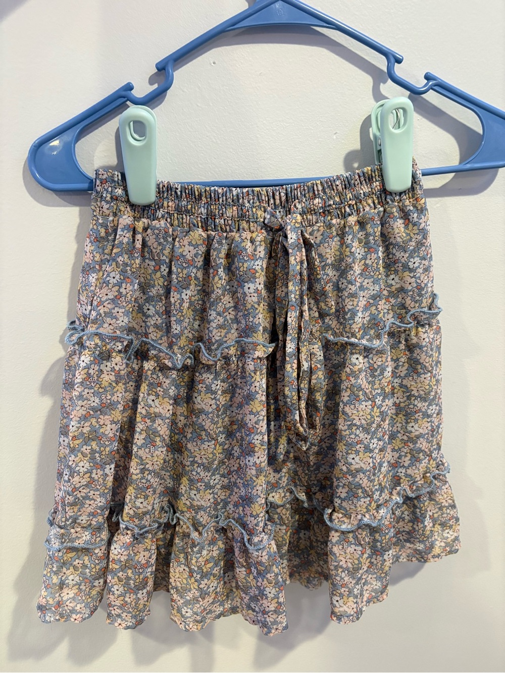 Sienna Sky Floral Tiered Ruffle Women's Skirt - Size S